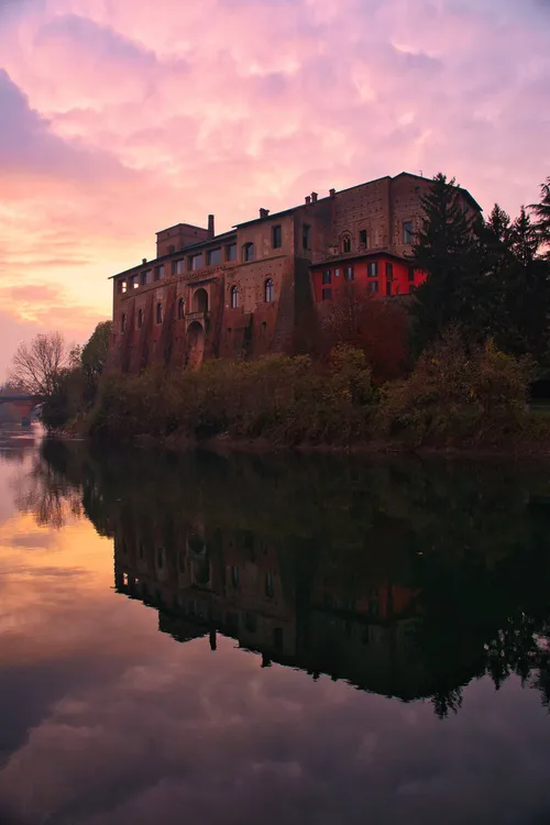 Castello di Cassano d'Adda - From Ponte Pecchio, Italy