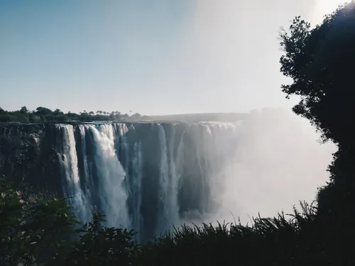 Falls on Cataract Island - Dari South Side, Zimbabwe