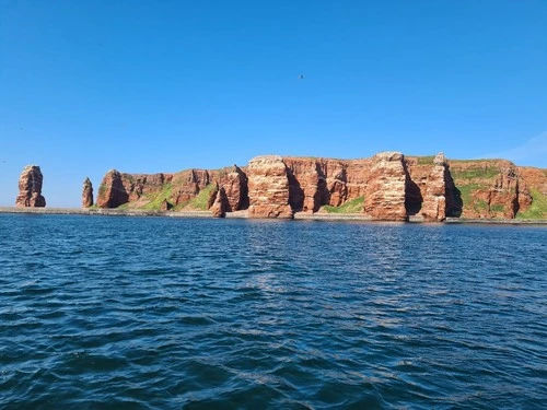 Lange Anna und rote Klippen von Helgoland - Desde Börteboot Tour, Germany