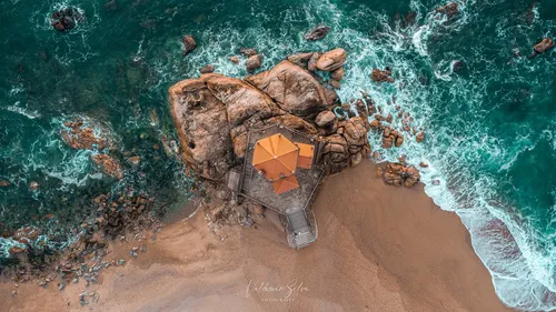 Capela do Senhor da Pedra - Aus Drone, Portugal