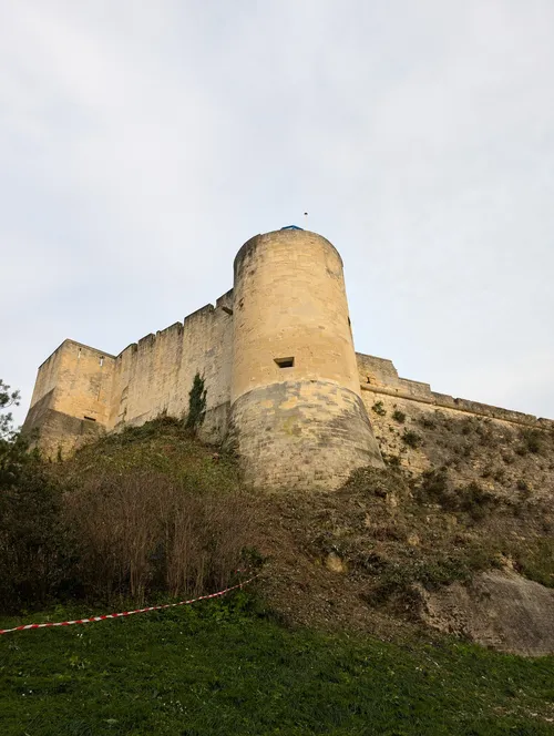 Caen Castle - Från West side, France