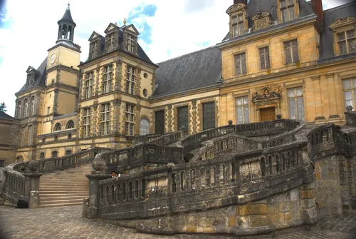 Château de Fontainebleau - Desde Stairs, France