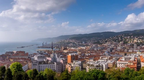 Trieste - Desde Castello di San Giusto, Italy