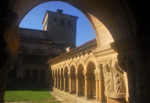 Collegiata di Santa Juliana - From Courtyard, Spain