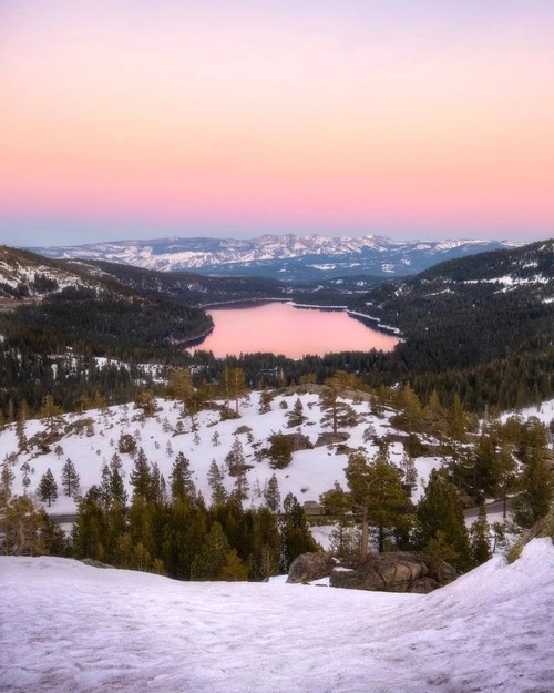 Donner Lake - From Donner Lake overlook viewpoint, United States