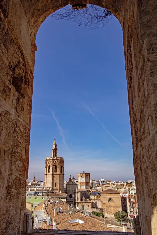 Plaza de la Reina - From Torre de la Iglesia de Santa Caterina, Spain
