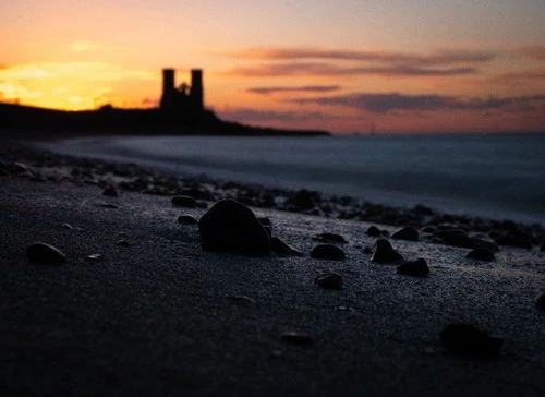 Reculver Towers - From Beach, United Kingdom