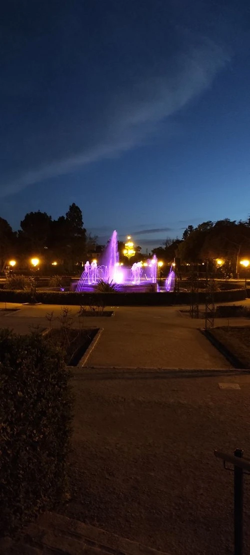 Fuente de Espectáculos - Rosaleda - Aus Jardines del Real - Viveros, Spain