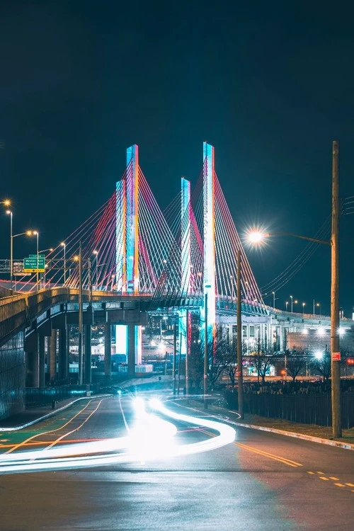 Koscuiuszko Bridge - From Laurel Hill Boulevard, United States