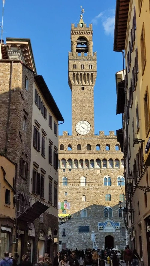 Palazzo Vecchio - From Via Por Santa Maria, Italy