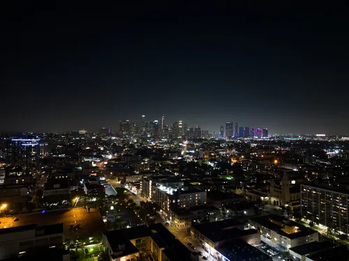 Los Angeles Skyline - From The Vermont Parking, United States