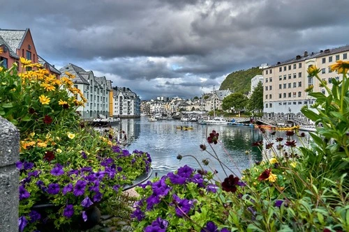 Ålesund - Depuis Apotekertorget, Norway