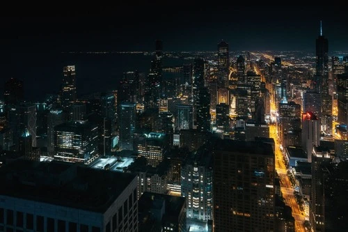 Chicago - Aus 360Chicago John Hancock - Looking south, United States