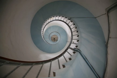Lyngvig Lighthouse - Desde Stairs Inside, Denmark