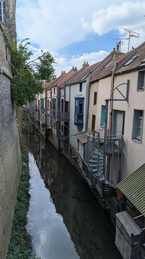 Canals in Rue Haute des Tanneurs - France