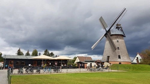 Holländerwindmühle Straupitz - Depuis Parkplatz, Germany