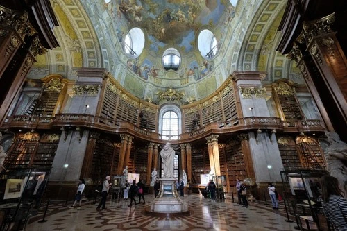Austrian National Library - From Inside, Austria