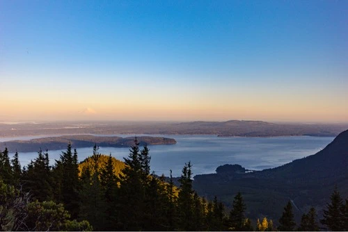 Hood Canal - Dari Mt. Walker Southern Viewpoint, United States