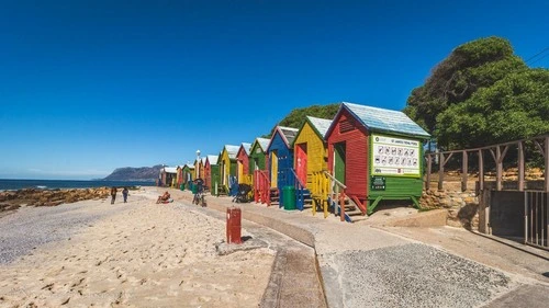 Beach huts - से St James Beach, South Africa