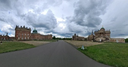 Neues Palais / Universität Potsdam - From Strasse, Germany