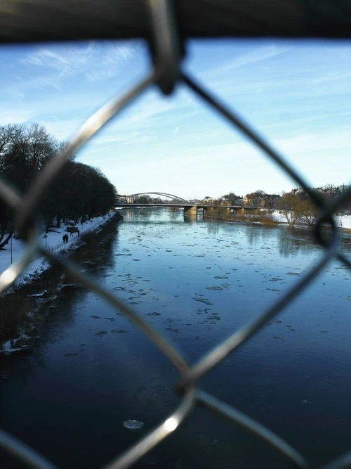 Weser River - From Glacisbrücke Minden, Germany