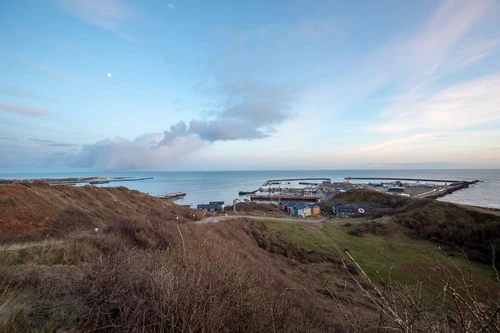 Helgoland Hafen - Frá Footpath/View Point, Germany