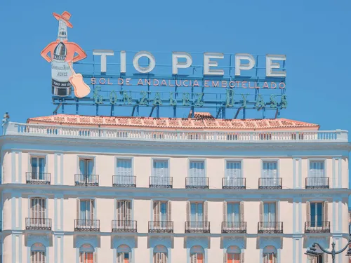 Tio Pepe - Letrero Historico - Dari Puerta del Sol, Spain
