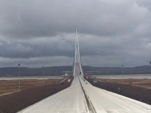 Pont de Normandie - Depuis Toll Point, France