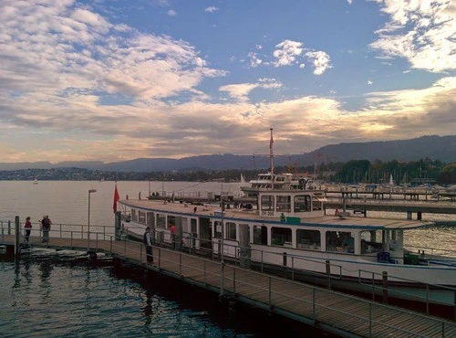 Zürcher See - Depuis Bürkliplatz, Switzerland