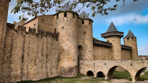 Château Comtal - Desde Château et Remparts de la Cité de Carcassonne, France