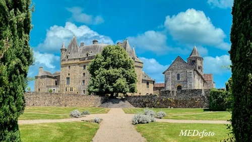 Chateau Jumilhac - From Jardin Du Château De Jumilhac, France