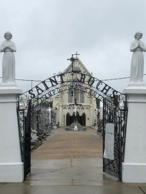 Saint Roch's Chapel - Iz Entrance, United States