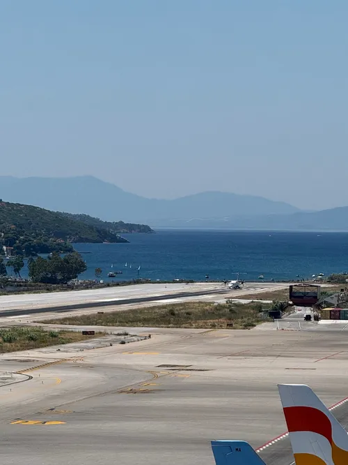 Skiathos International Airport Alexandros Papadiamantis Viewpoint - From North Side, Greece