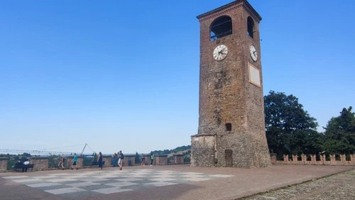 Torre dell'orologio - From Piazza Roma, Italy