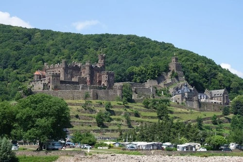 Burg Reichenstein - Depuis Rhine, Germany