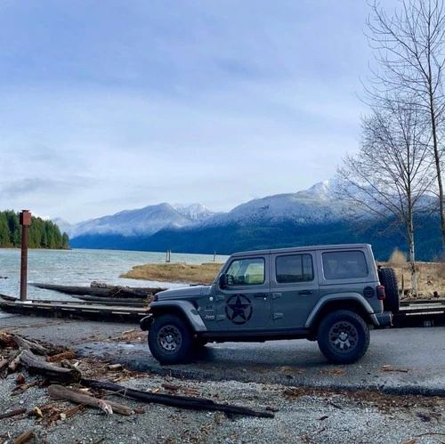 Pitt Lake - 从 Grant Narrows Park, Canada