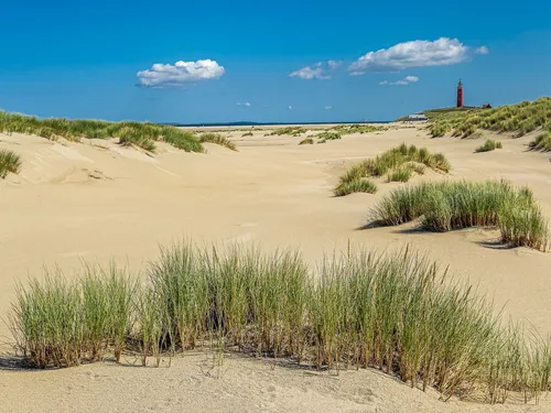 Lighthouse Texel - De Beach - West side, Netherlands