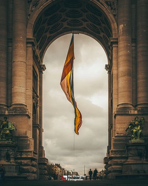 Triumphal Arch - From Parc du Cinquantenaire, Belgium