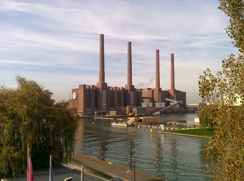 Volkswagen Werk - Depuis Stadtbrücke, Germany