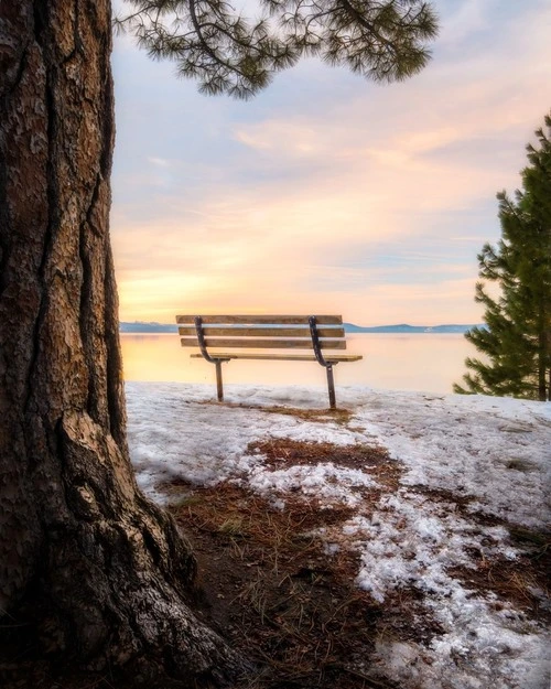 Reagan Beach - Desde West side of parking lot, United States