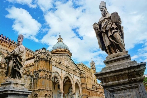 Cattedrale di Palermo - Od Square Entrance, Italy