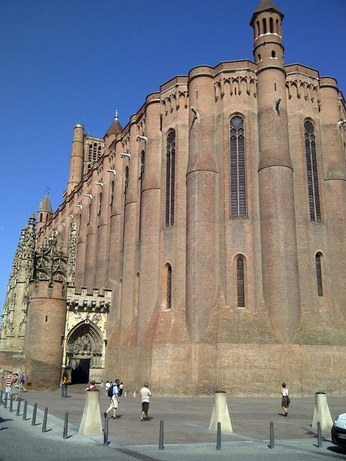 Albi Cathedral - Dari Rue Mariès, France