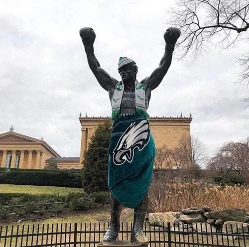 Rocky Statue - Des de Front, United States