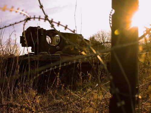 Old Tank WWII - Desde Im Meerfeld, Germany