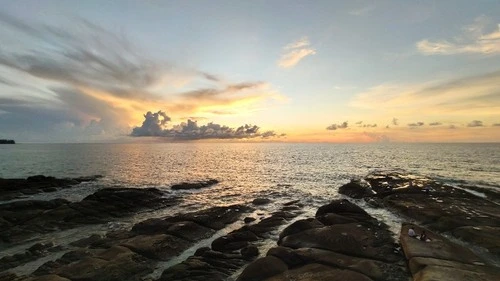 South China Sea - จาก The Tip of Borneo, Malaysia