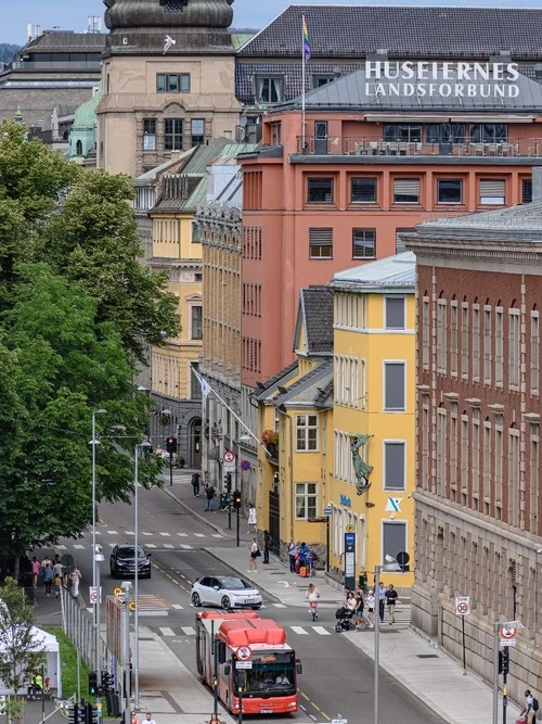 Tollbugata Street - From Oslo Opera House, Norway