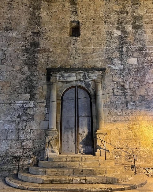 Puerta de la Parròquia de Santa Eulàlia - Spain