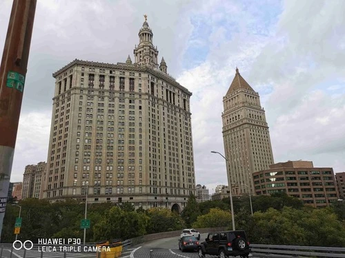 The David N. Dinkins Manhattan Municipal Building - Des de Brooklyn Bridge, United States