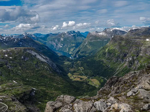 Dalsnibba Utsiktspunkt - From Geiranger Skywalk, Norway