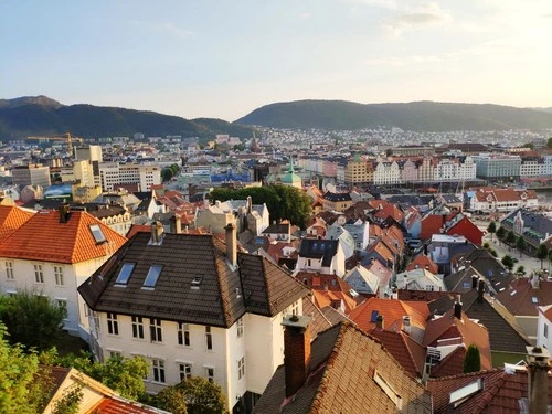 Bergen - Depuis Blekebakken, Norway